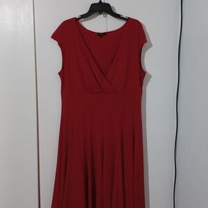 Forever 21 Red Midi Dress